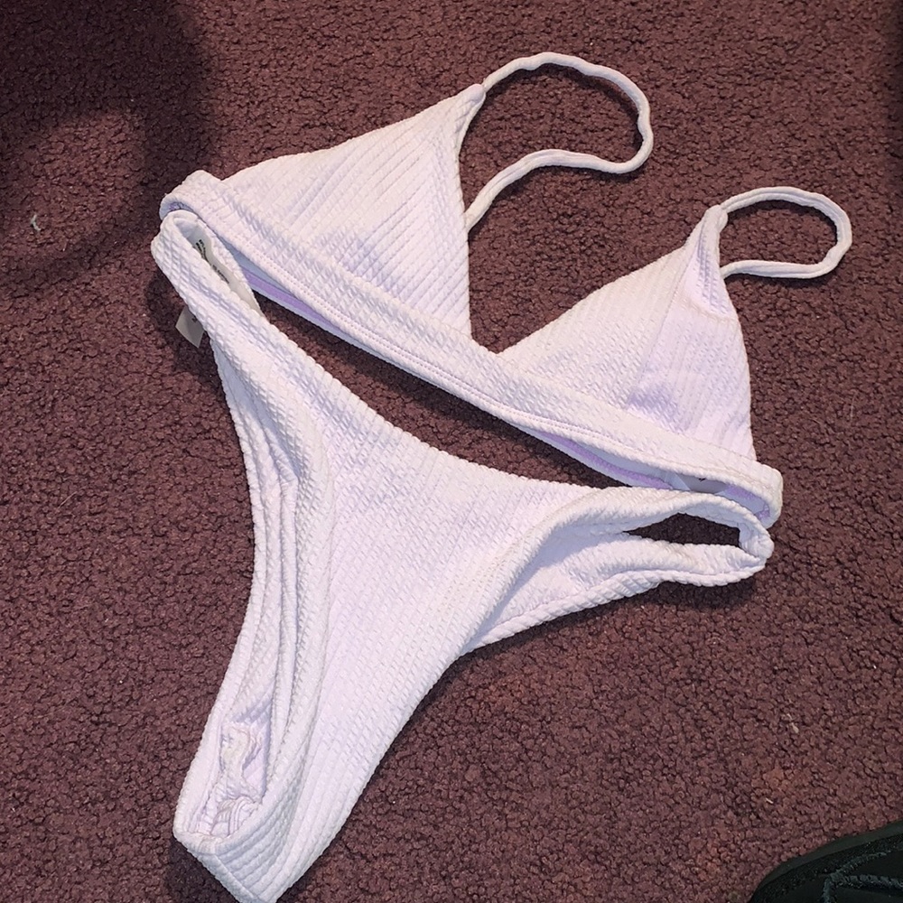 Baby purple bikini set
